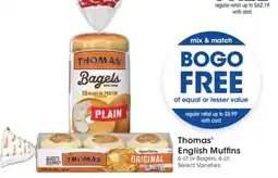 Dillons Thomas' English Muffins offer