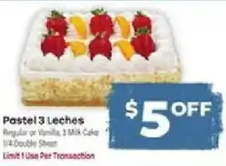 Cardenas Pastel 3 Leches offer