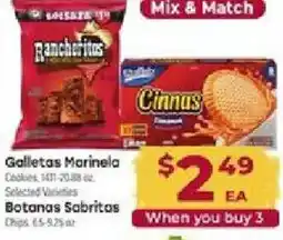 Cardenas Galletas Marinela Botanas Sobritas offer