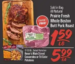 IGA Prairie Fresh Whole Boston Butt Pork Roast offer