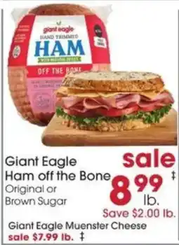 Giant Eagle Giant Eagle Ham off the Bone offer