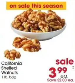 Giant Eagle California Shelled Walnuts offer