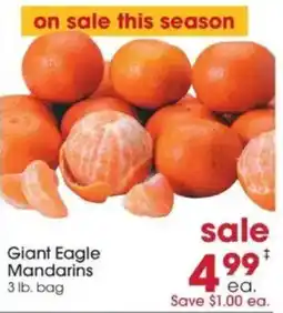 Giant Eagle Giant Eagle Mandarins offer