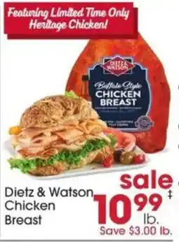 Giant Eagle Dietz & Watson Chicken Breast offer