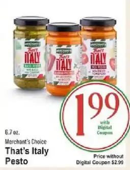 IGA Merchant's Choice That's Italy Pesto offer