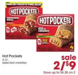 Giant Eagle Hot Pockets offer
