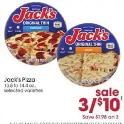 Giant Eagle Jack's pizza offer