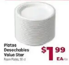 Cardenas Value Star Foam Plates offer