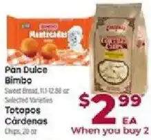Cardenas Pan Dulce Bimbo offer