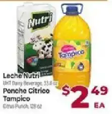 Cardenas Leche Nutri Ponche Citrico Tampico offer