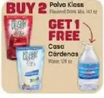 Cardenas Polvo Klass Flavored Drink Mix offer