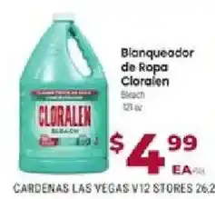 Cardenas Cloraleen bleach offer