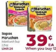 Cardenas Maruchan instant lunch offer