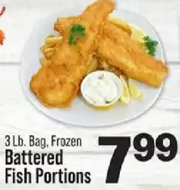IGA Frozen Battered Fish Portions offer