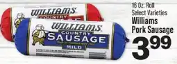 IGA Williams country sausage offer
