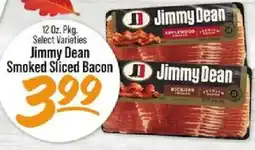 IGA Jimmy Dean Smoked Sliced Bacon offer