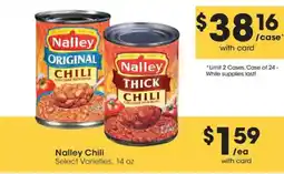 Smith's Nalley chili offer