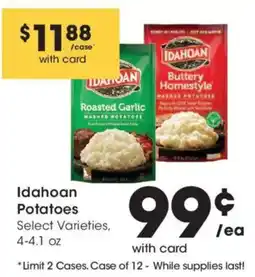 Smith's Idahohan potatoes offer