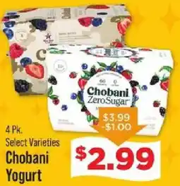 IGA Chobani Yogurt offer