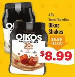 IGA Oikos protein shake offer