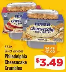 IGA Philadelphia Cheesecake Crumbles offer
