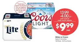 Smith's Miller or Coors offer
