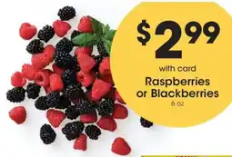 Dillons Raspberries or Blackberries offer