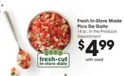 Dillons Fresh In-Store Made Pico De Gallo offer