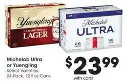 Dillons Michelob Ultra or Yuengling offer