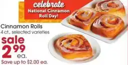 Giant Eagle Cinnamon Rolls offer