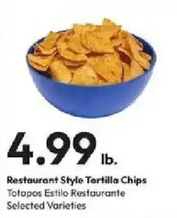 Stater Bros Totopos Restaurant Style Tortilla Chips offer