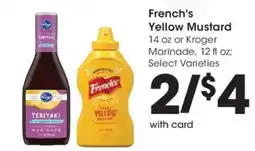 Smith's French's yellow mustard offer