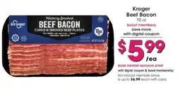 Dillons Kroger beef bacon offer