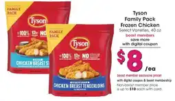 Dillons Tyson family pack frozen chicken offer