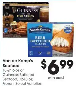 Smith's Van de Kamp's Seafood offer