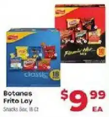 Supermercado El Rancho Botanas Frito Lay Snacks Box offer