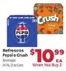 Supermercado El Rancho Pepsi or Crush Beverages offer