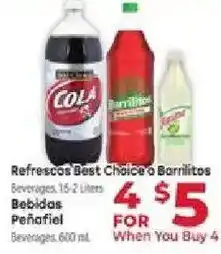 Supermercado El Rancho Beverages Best Choice or Barrilitos offer
