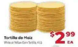 Supermercado El Rancho Tortilla de Maiz offer