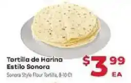 Supermercado El Rancho Sonora Style Flour Tortilla offer