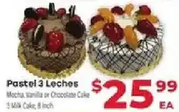Supermercado El Rancho Pastel 3 Leches offer