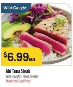 Bashas' Ahi Tuna Steak offer
