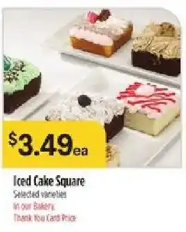 Iced Cake Square