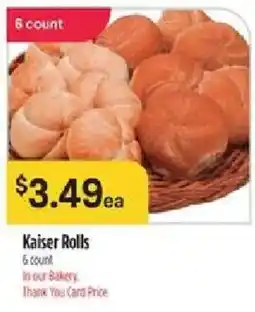 Bashas' Kaiser Rolls offer