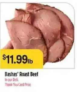 Bashas' Bashas' Roast Beef offer