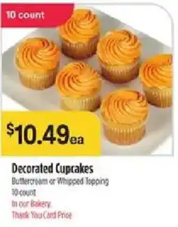 Bashas' Decorated Cupcakes offer