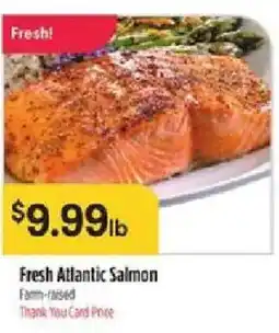 Bashas' Fresh Atlantic Salmon offer
