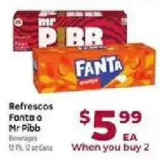 Cardenas Fanta or Mr Pibb Beverages offer