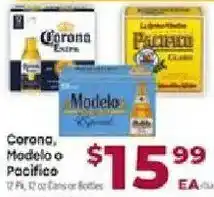 Cardenas Corona, Modelo or Pacifico offer