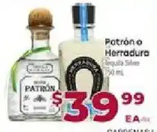 Cardenas Patrón or Herradura Tequila Silver offer